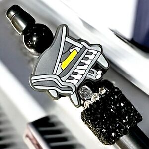 Handmade piano bling bead pen